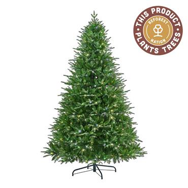 Juniper Fir Premium Christmas Tree With 850 Colour Changing Led Lights 2.3m (7.5ft)