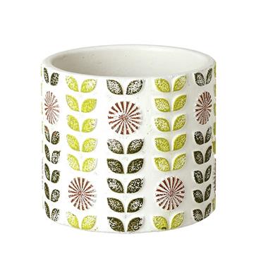 Floral Flower Pot Small