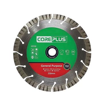 Coreplus Diamond Blade General-Purpose Hybrid Turbo 230mm
