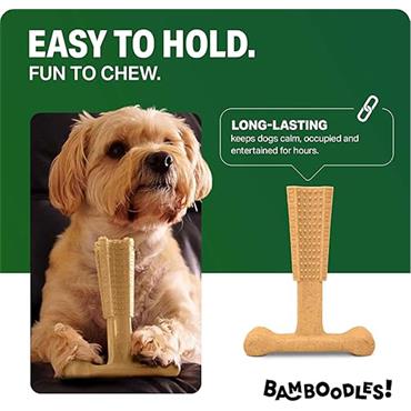 Bamboodles Cheese T-bone Chew 6"
