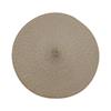 Circular Ribbed Placemat Taupe