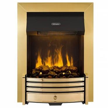 Dimplex EX-DISPLAY Crestmore 2kw Optimyst Inset Fire Brass