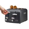 Delonghi Argento Silva Toaster 4 Slice Grey