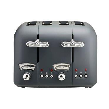 Delonghi Argento Silva Toaster 4 Slice Grey