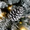 Signatute Collection Frosted Icelandic Fir Tree 600 Colour Changing Leds 7.5ft