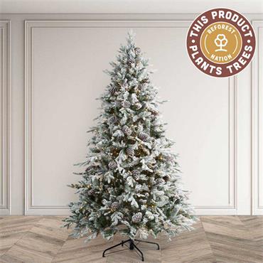 Signature Collection Frosted Icelandic Fir Tree 2.6m (8.5ft)
