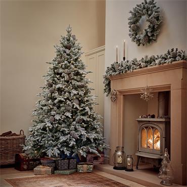 Signature Collection Frosted Icelandic Fir Tree 2.6m (8.5ft)