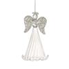 Glass Angel With Silvery Wings Small 9cm