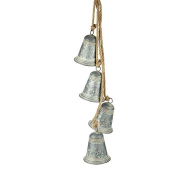Hanging Metal Bells 91cm