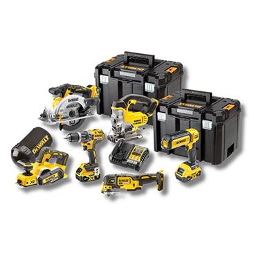 Dewalt Brushless 6 Piece Kit 18v 3 X 5ah Battery