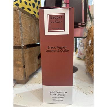 Brooke & Shoals Black Pepper Leather Cedar