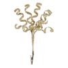 Premier Champagne Gold Glitter Spirals Clip On 20cm