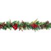 Premier 180cm Poinsettia Garland