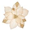 Premier Champagne Velvet Poinsettia Sequins Clip On 29cm