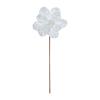 Premier White Beaded Sparkle Magnolia Flower On Stem 50cm