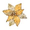 Premier Gold Poinsettia Clip On Pick 23cm