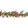 Premier Natural Touch Garland With Ribbon And Red Berry 1.8m