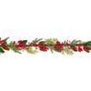 Premier Red Berry And Magnolia Leaf Garland 1.8m