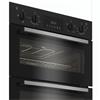 Indesit Built In Double Oven Twin Grill Black