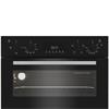 Indesit Built In Double Oven Twin Grill Black