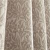 Chenille Leaves Natural Curtains Eyelet 90x90