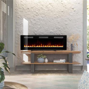 Sierra 60" Wall Mounted Electric Fire 2kw