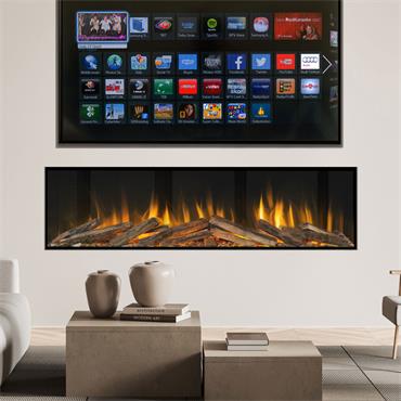 E-lectra 1500 E-lumaflame "Built In" E-smart Electric Fire
