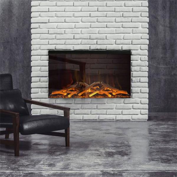 Evonic Evoflame 836mm Glass Front Flame Effect Electric Fire