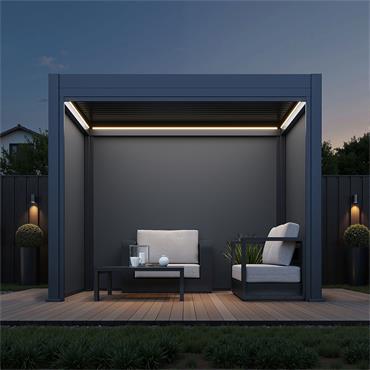 Neo Louvered Pergola Led Lighting 3mx3m