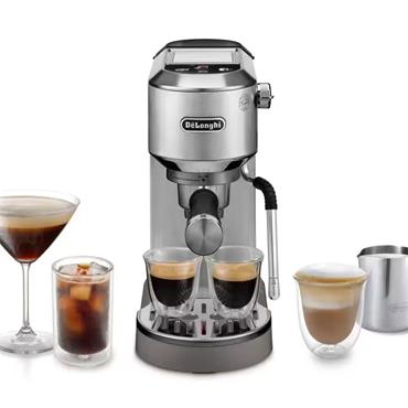 Delonghi Dedica Duo Pumped Coffee Machine Steel