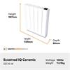 1000w Ceramic Aluminium Wifi Radiator