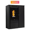 Elcofire Kiva Slimline Glass Door Pellet Stove 8kw