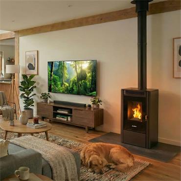 Elcofire Kiva Freestanding Pellet Stove 2.5 - 8Kw