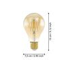 Eglo Bulb-E27-Led A75 4W Amber 2200k