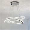 Varrazo Pendant Light Chrome Crystal Led