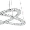 Varrazo Pendant Light Chrome Crystal Led