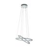 Varrazo Pendant Light Chrome Crystal Led