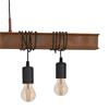 Eglo Townshend 6 Pendant Light E27 Antique Brown