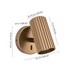 Eglo Portillo Modern Wall Spotlight Gu10 Matte Brass