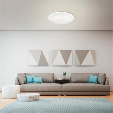 Eglo Frania-S Wall-Ceiling Light 33Cm White