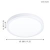 Eglo Fueva 5 Surface-mounted Light Round White