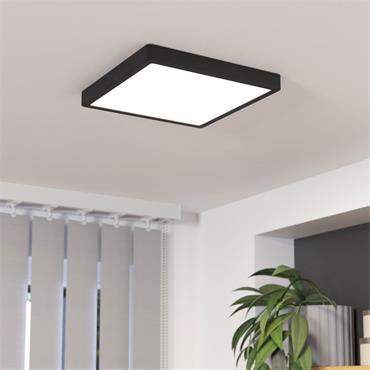 Eglo Fueva 5 Square Ceiling Light Black