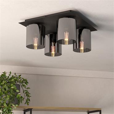 Gorosiba 1 Ceiling Light Black E27
