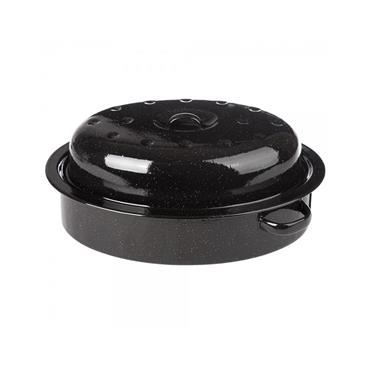 Falcon Oval Roaster Black 30cm