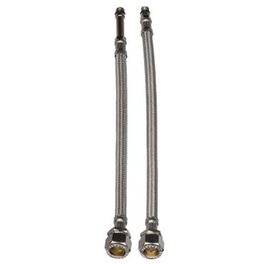 Easi Plumb Pair 0.5" Compresion x 10mm Monobloc Flexible Connector