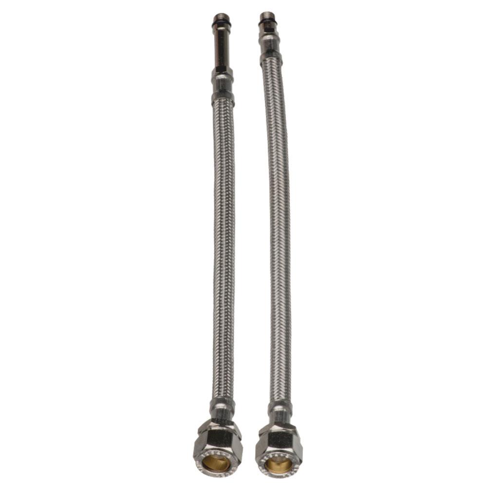 Easi Plumb Pair 0.5" Compresion x 12mm Monobloc Flexible Connector