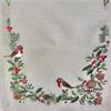 Embroidered Robin Trail Runner Linen