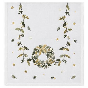 Embroidered Trail Runner White