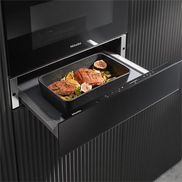 Miele Warming Drawer Obsidian Black 14cm