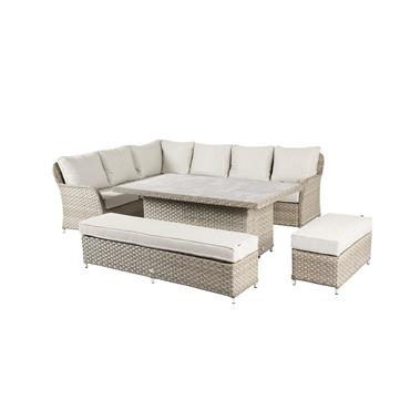 Hartman Premium Eton Grand Rectangle Adjustable Casual Dining Set